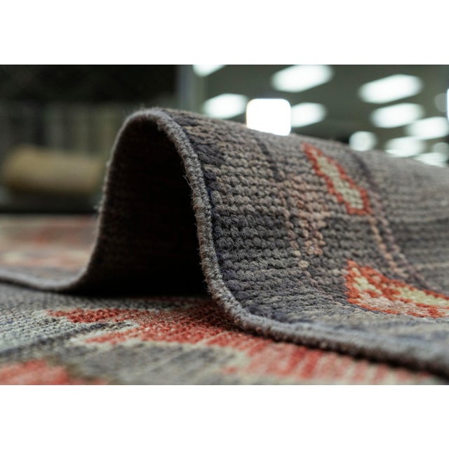 Turkish Oushak Old Wool Rug 9'4" x 13'7" #30131 For Sale In Houston - Image 6 of 8