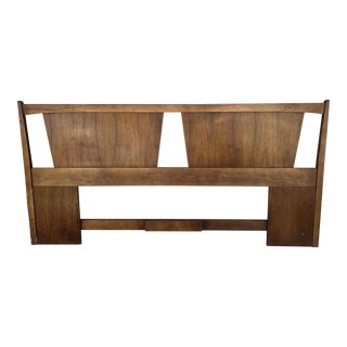 1960s Vintage Mid Century King Size Kent Coffey Headboard For Sale