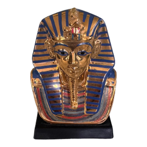 1989 Ceramic Porcelain King Tut Bust in Funerary Mask
