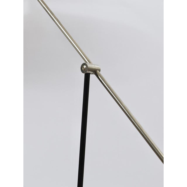 Mid-Century Counterweight Floor Lamp in Nickel & Brass from Rupert Nikoll, 1960s For Sale - Image 16 of 18