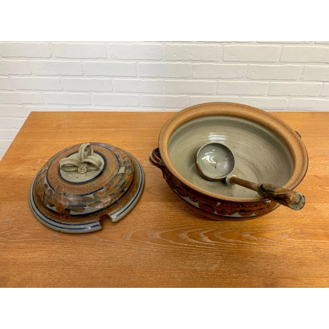 Ceramic 60's Stoneware Soup Tureen For Sale - Image 7 of 11
