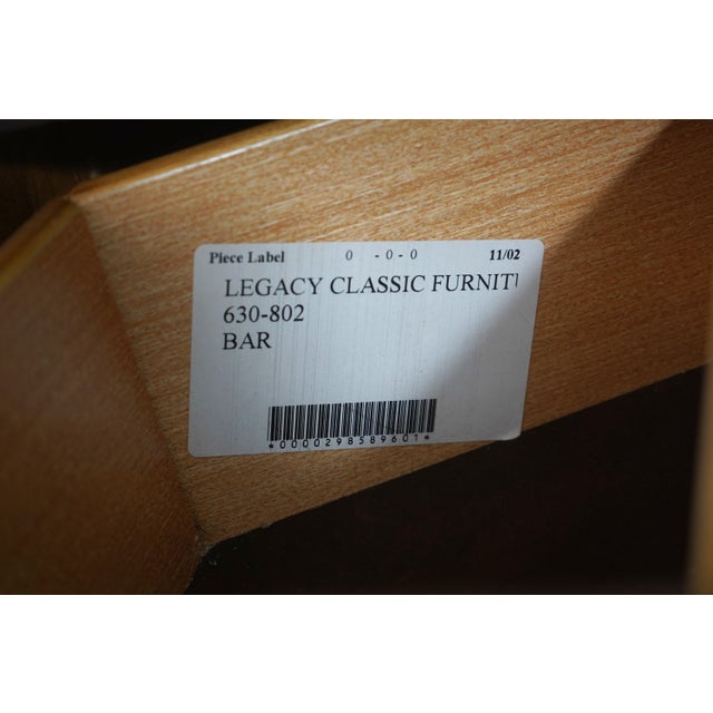 Marble Top Free-Standing Bar With Wine Rack For Sale - Image 18 of 18