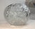 Transparent Large Vintage Hand Cut Clear Crystal Glass Flower Basket Centerpiece Bowl For Sale - Image 8 of 13