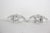 Art Deco Crystal Candleholders Flower Shape a Pair For Sale - Image 6 of 8