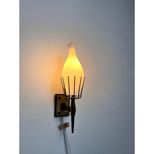 Brass Wall Lamps from Arredoluce, 1960s, Set of 2 For Sale - Image 17 of 18