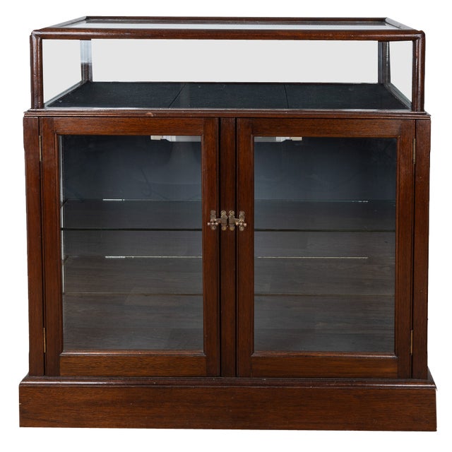 20th Century Mahogany Display Cabinet, 1920s For Sale