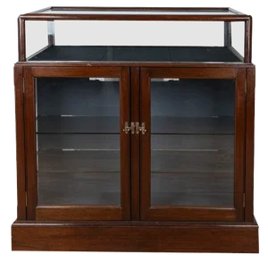 20th Century Mahogany Display Cabinet, 1920s
