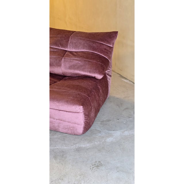 Vintage Lounge Chairs in Velvet Rose Fabric by Marc Held for Dunlopillo, 1970s, Set of 2 For Sale - Image 3 of 14