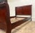 Brown Vintage Full Size Late 20th Century Traditional Louis Philippe Style Sleigh Bed For Sale - Image 8 of 10