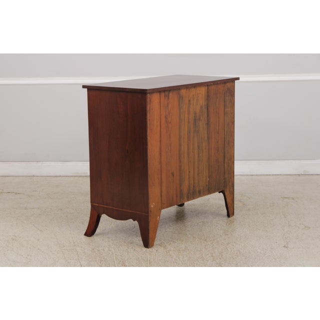 Bench Made Hand Crafted Federal Inlaid Mahogany Chest For Sale - Image 14 of 14