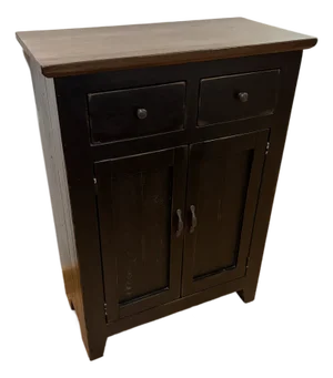 1990s Painted Pine Console