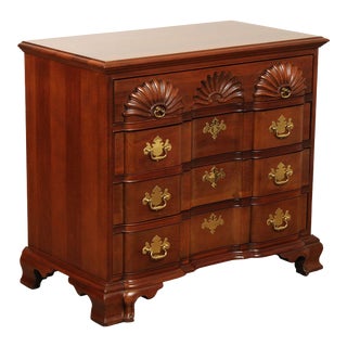 Link-Taylor Chippendale Style Mahogany Block Front Goddard Chest For Sale