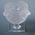 1970s Signed Lalique France Elizabeth Frosted Crystal Vase For Sale - Image 9 of 11