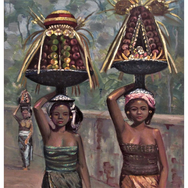 Ga Kadir, Untitled, Two Women, Circa 1950 For Sale - Image 4 of 7