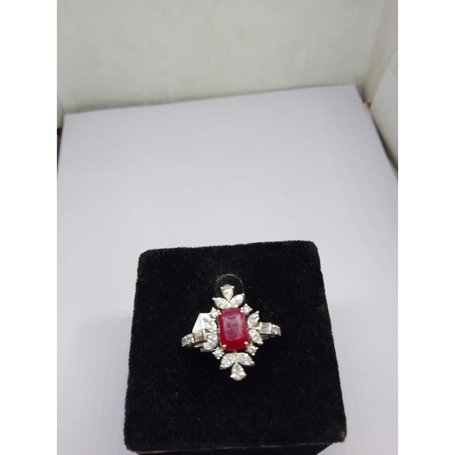 Gemstone details Gold Purity: 18K Solid Gold Ruby: 1.08 cts Diamond: 0.75 cts 18K gold Gross weight: 3.43 grams Net...
