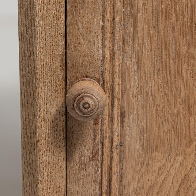 19th Century France Antique White Oak Side Table For Sale In Greensboro - Image 6 of 16
