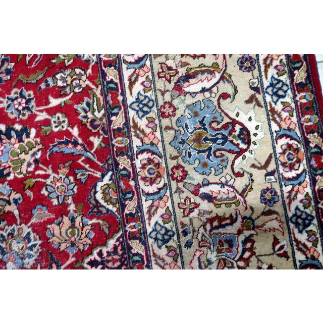 1900s, Antique Persian Tabriz Handmade Rug 10.1' X 13.3' For Sale - Image 9 of 18