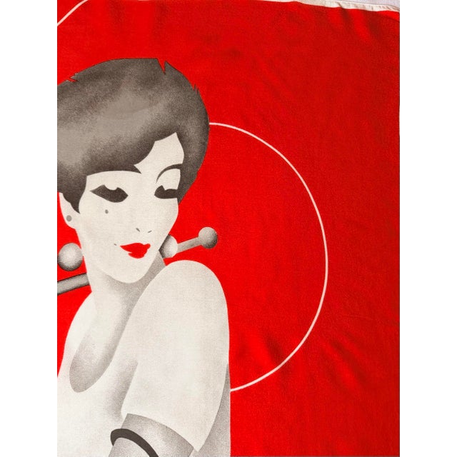 Pierre Cardin Lady Silk Scarf 1970 For Sale - Image 12 of 12