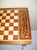 Vintage MCM Inlaid Wood Chess Board Table Made in Italy For Sale In Houston - Image 6 of 7