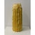 Rib 16X Thin Yellow Cornice Vessel by Lenny Stopp Dimensions: D 12 x H 30 cm Materials: Alpha crystalline gypsum (Hard...