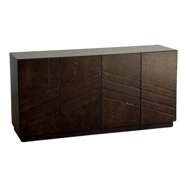 1970s Post Modern Cork Credenza For Sale