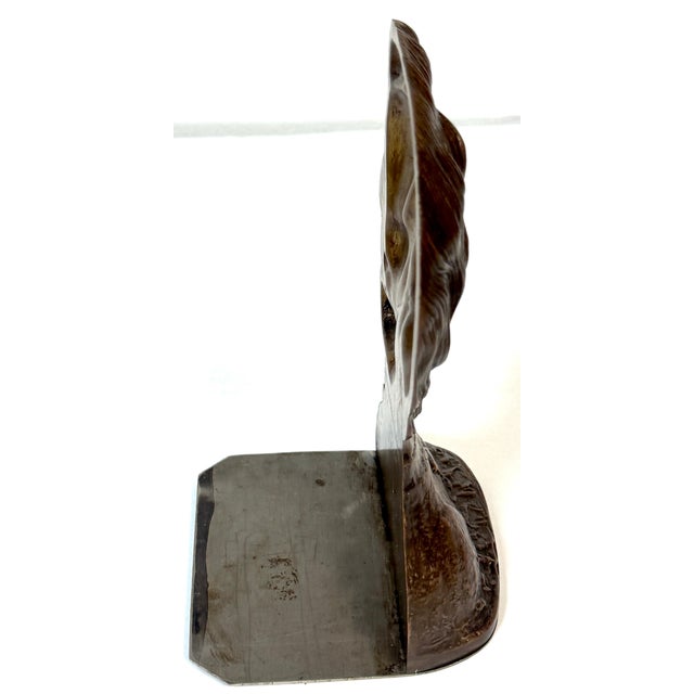 Bronze Bronze Lincoln Bookend or Doorstop, in the Style of Victor David Brenner For Sale - Image 8 of 11