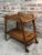 Mid-Century Modern Vintage Oak Veneer Serving Cart, 1970s For Sale - Image 3 of 9