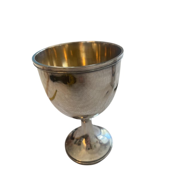 Metal Antique Derby S. P. Co. International Silverplate Goblets, Set/4 For Sale - Image 7 of 7