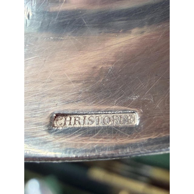 Albatros Silverplate Flatware Set from Christofle, 1930s, Set of 39 For Sale - Image 4 of 18