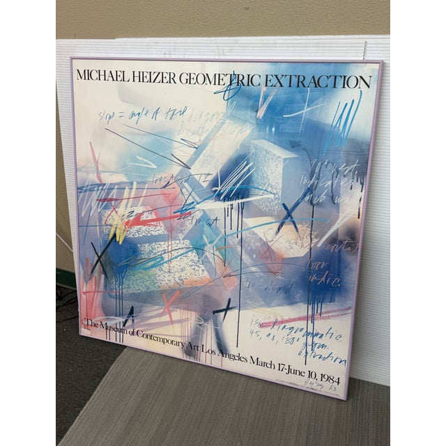 Design Plus Gallery presents the Geometric Extraction Exhibition Poster by Michael Heizer. This piece was created for...