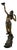 Large Art Nouveau Sea Maiden Bronze Fountain With Shell - 64" H For Sale