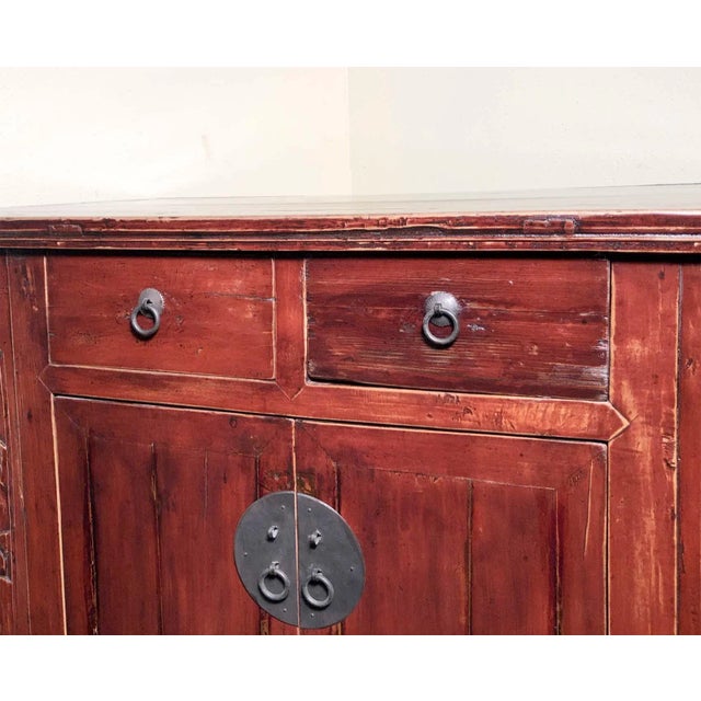 Wood Early 19th Century Antique Chinese Altar Cabinet For Sale - Image 7 of 12