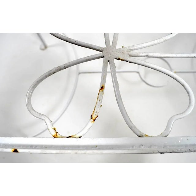 Vintage Weinberg Style Wrought Iron Table For Sale In New York - Image 6 of 9