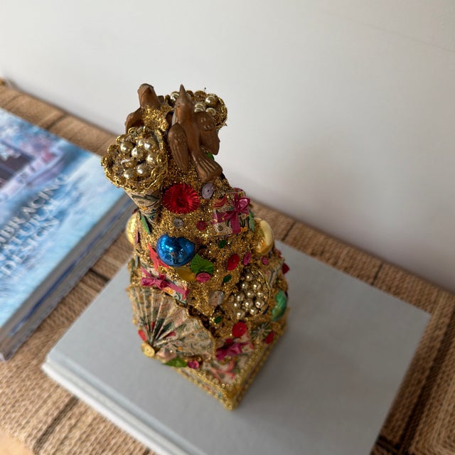 Late 20th Century Vintage Scully & Scully Jeweled Hospitality Christmas Tree For Sale - Image 5 of 11