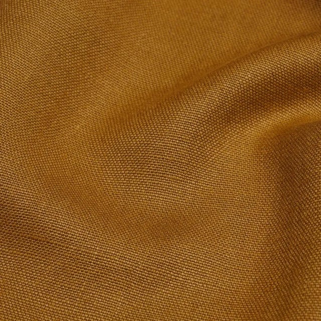 Contemporary SAMPLE - Schumacher Piet Performance Linen Fabric In Camel For Sale - Image 3 of 3
