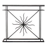 Image of Art Deco Style Wrought Iron & Granite Console For Sale