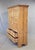 Antique 19th Century Irish Scrubbed Pine Linen Press Cabinet For Sale - Image 4 of 18
