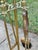 Gothic Victorian 19th Century Fireplace Tools, Complete Set of 5 For Sale - Image 12 of 13