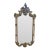 Antique French Gild Wood & Plaster Wall Mirror For Sale