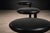Ricardo Fasanello Ricardo Fasanello (1930–1993) Ciranda Stools, Set of Three, Brazil, 1986 — Black Carbon Steel and Leather For Sale - Image 4 of 11