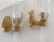 Italian Murano Crystal Glass and Brass Wall Sconces, 1990s, Set of 2 For Sale - Image 15 of 18