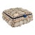 Vintage Coastal Sailors Valentine Shell Encrusted Trinket Box Blue Interior For Sale