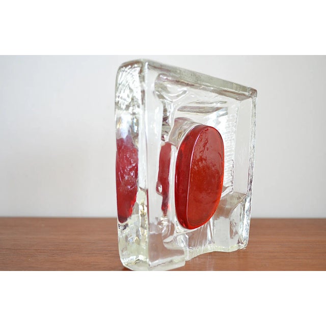 Scandinavian Glass Object Phoenix, 1960s For Sale - Image 4 of 7