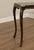 Rococo Style Set of Three Marble Top Mahogany Nesting Tables For Sale - Image 15 of 18