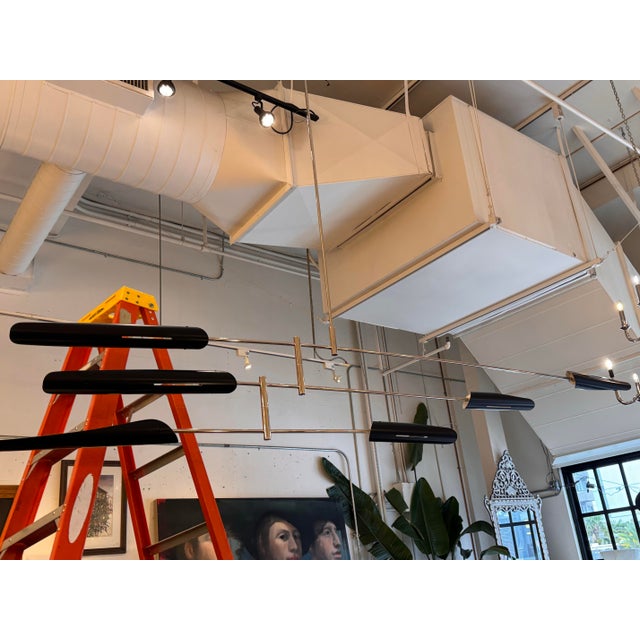 Black David Weeks Studio Sarus Mobile Chandelier, Model No. 428 For Sale - Image 8 of 15