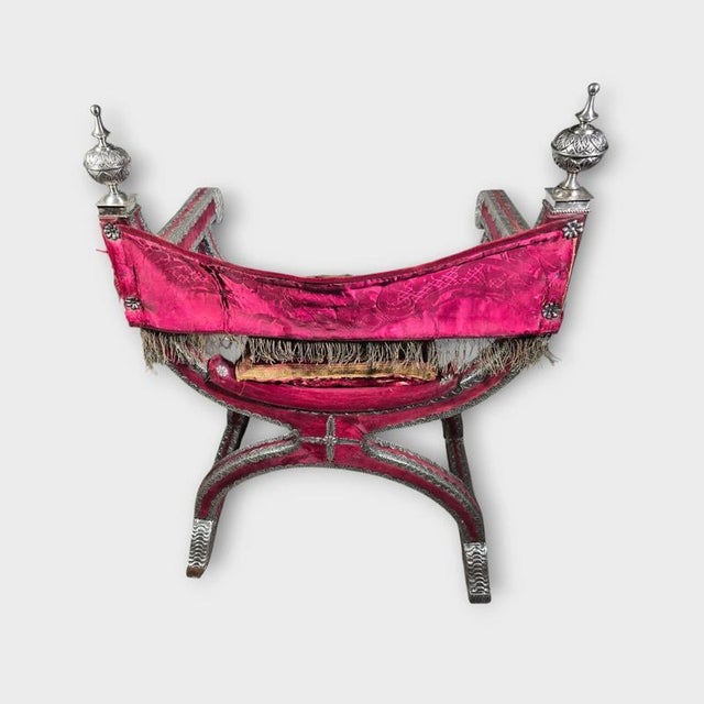 Mexican Colonial Silver Armchairs, 1750s, Set of 2 For Sale - Image 3 of 17