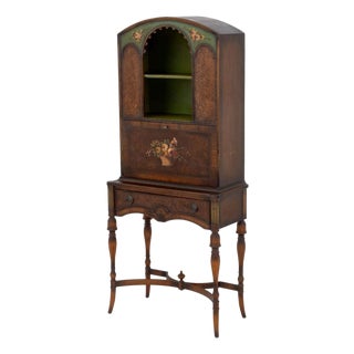 Louis XVI Style Paint-Decorated Secretaire For Sale