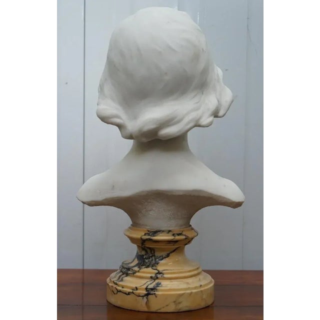 Napoleon III French Solid Marble Bust For Sale - Image 15 of 18