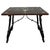 1930s Spanish Baroque Style Side Table with Floral Marquetry Top and Ebonized Base For Sale - Image 6 of 13