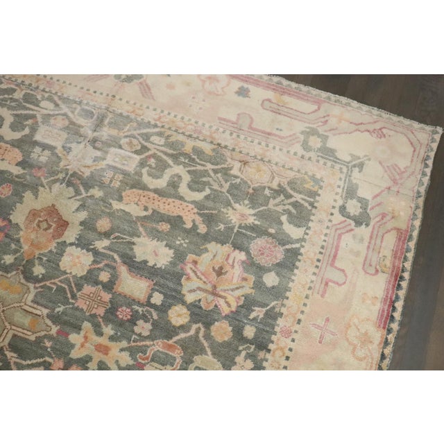Early 20th Century Early 20th Century Indian Larestan Pictorial Carpet - 6'8" x 9'7" For Sale - Image 5 of 10
